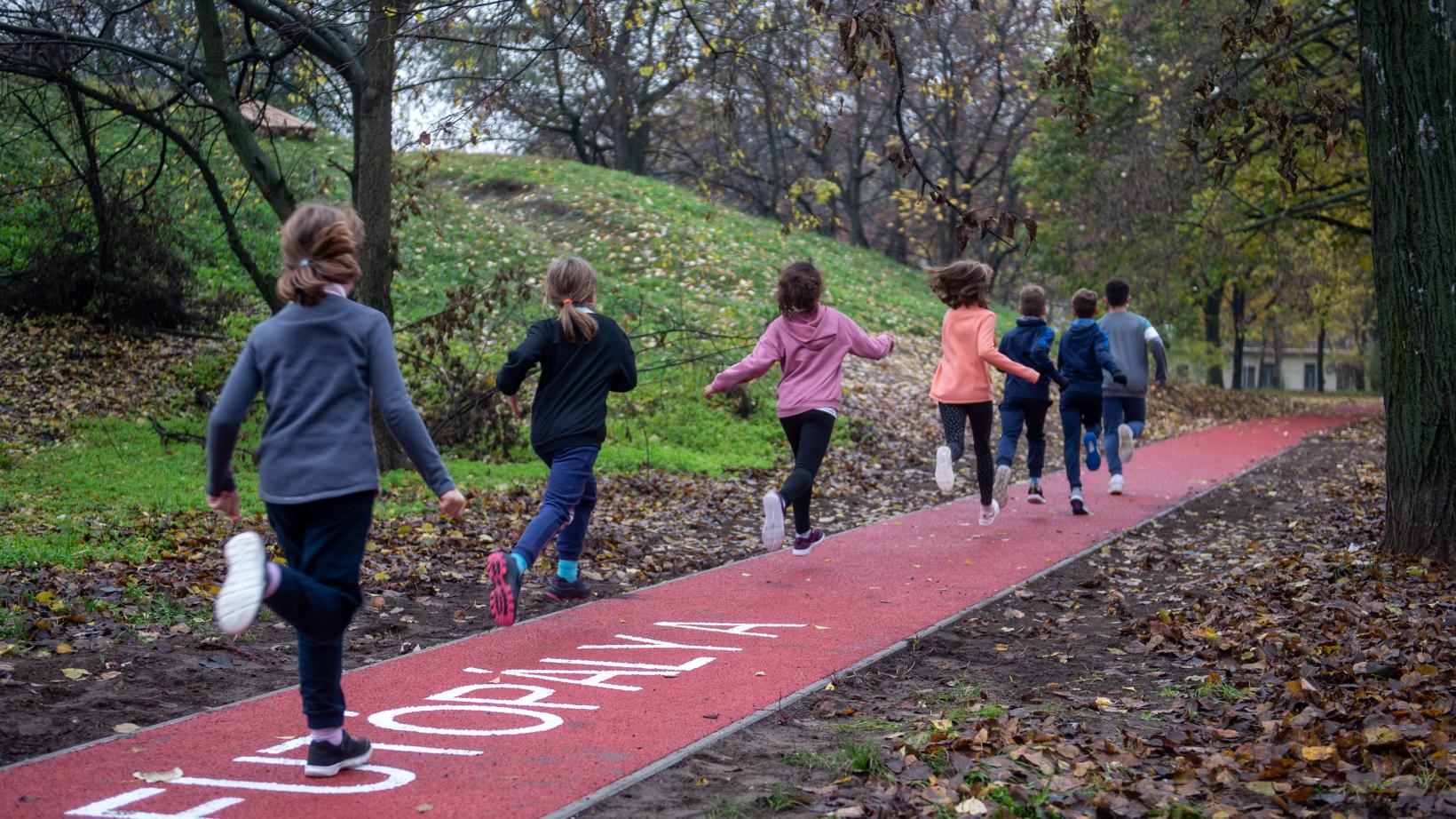 Futópálya a Páskom parkban