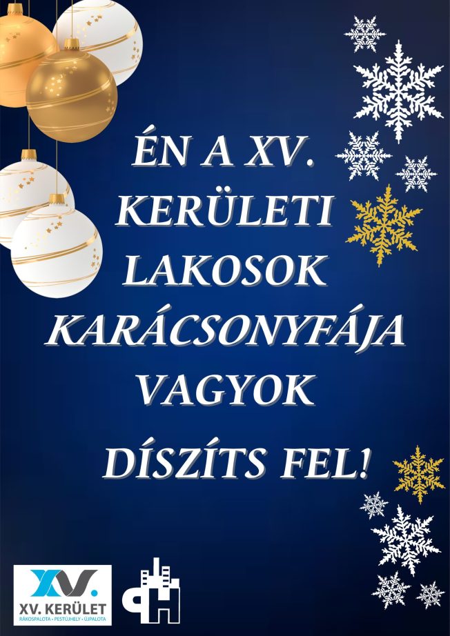 Karácsonyfa-díszítés a kerületben